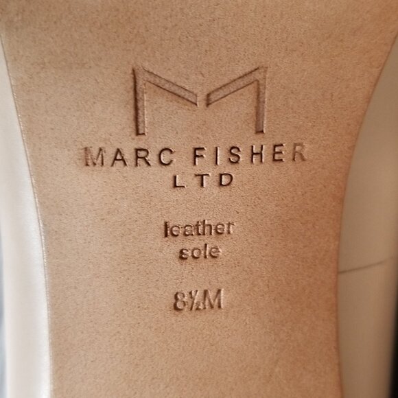 Marc Fisher LTD. Zala Pump, Nude Leather, Womens Size 8.5 M - Picture 12 of 12